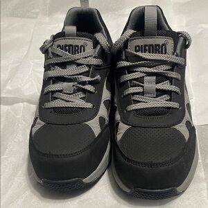 Piedro Kids' Orthopedic Black & Gray Sneakers